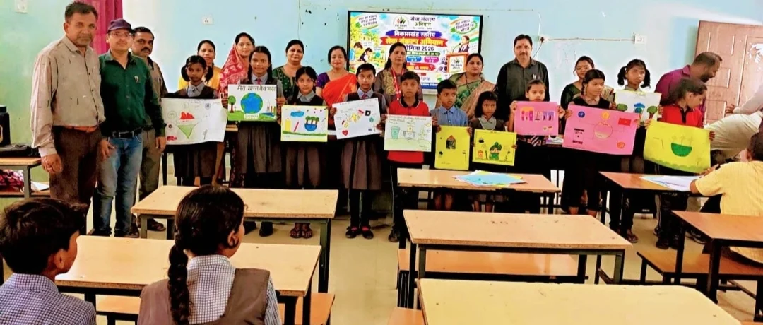 सेवा संकल्प अभियान में बच्चों ने चित्रों और भाषणों से रचा विकसित भारत का सपना (2)