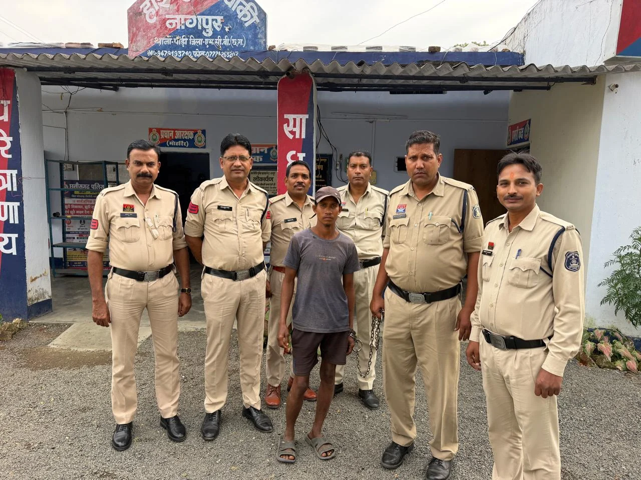 11 माह से पुलिस को चकमा दे रहा फरार आरोपी गिरफ्तार, लोहे का रॉड भी जब्त